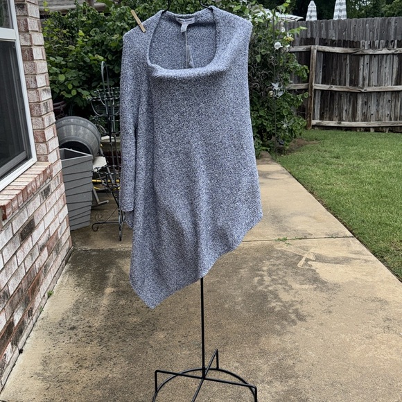 NWT Tommy Bahama Marbled Island Soft Easy Poncho Blue White l/xl